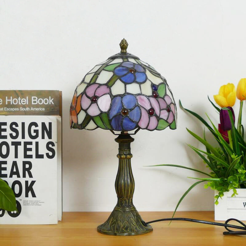 Dome Iron Glass Living Table Lamp