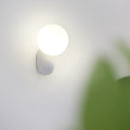 Globe Resin Glass Living Wall Lamp