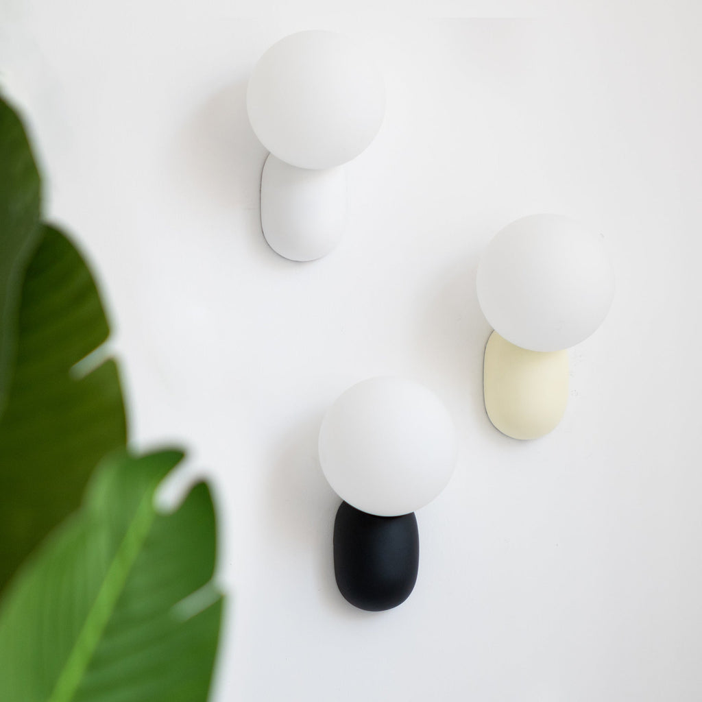 Globe Resin Glass Living Wall Lamp