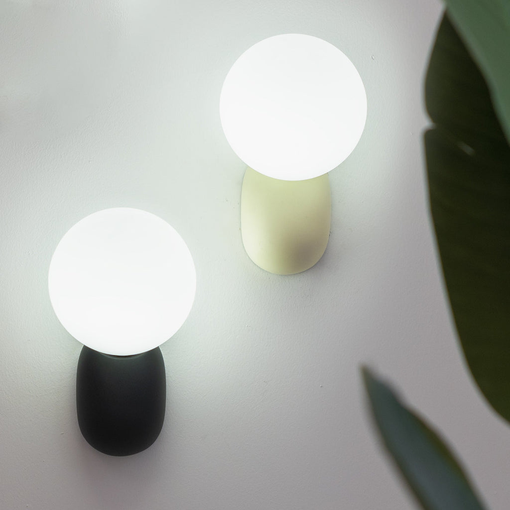 Globe Resin Glass Living Wall Lamp