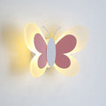 Butterfly Iron Glass Kids Wall Lamp
