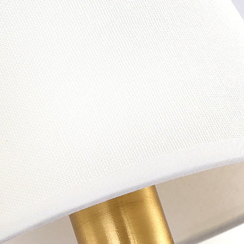 Drum Copper Fabric Living Wall Lamp