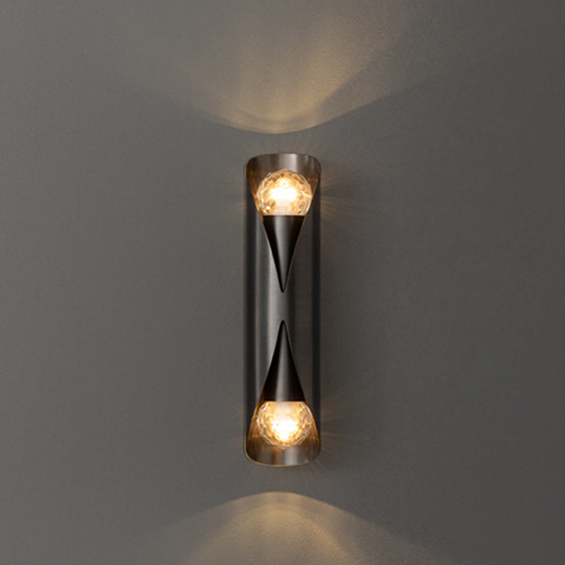 Column Copper Living Room 2-Light Wall Lamp