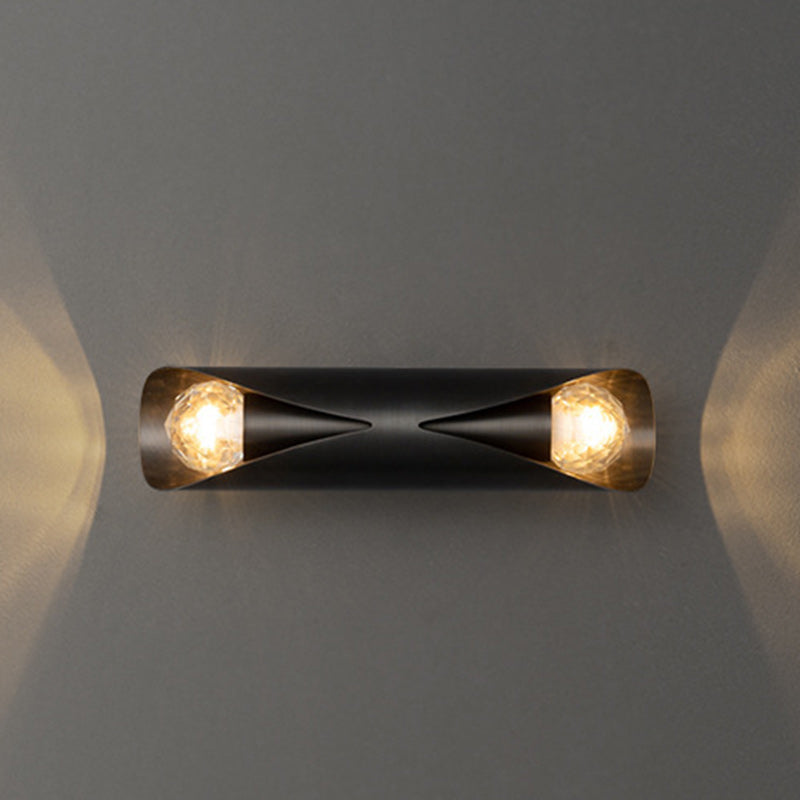 Column Copper Living Room 2-Light Wall Lamp