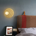 Round Iron Resin Living Wall Lamp