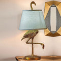 Bird Resin Fabric Living Table Lamp