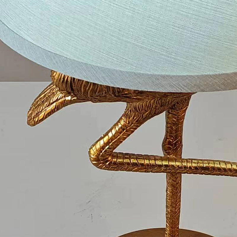 Bird Resin Fabric Living Table Lamp