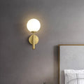 Globe Copper Glass Living Wall Lamp