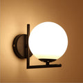 Globe Iron Glass Living Wall Lamp