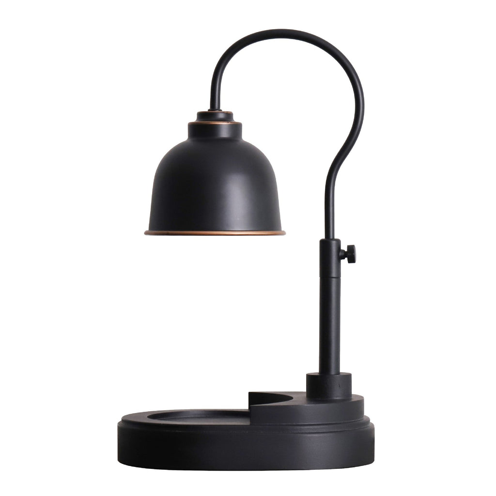 Dome Wood Iron Melting Table Lamp