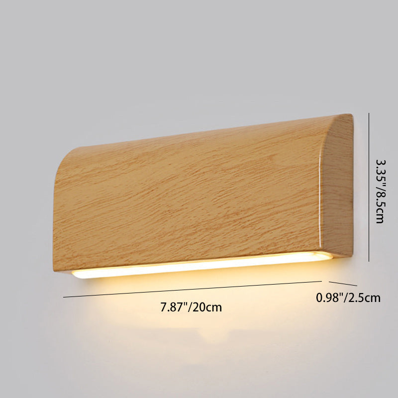 Rectangular Iron Acrylic Living Wall Lamp