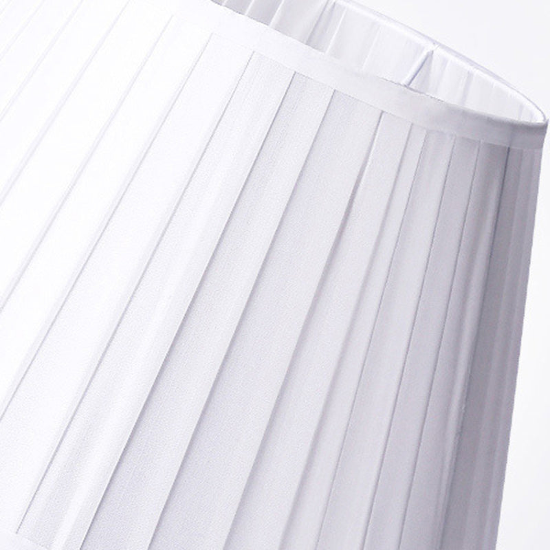 Drum Ceramic Fabric Living Table Lamp