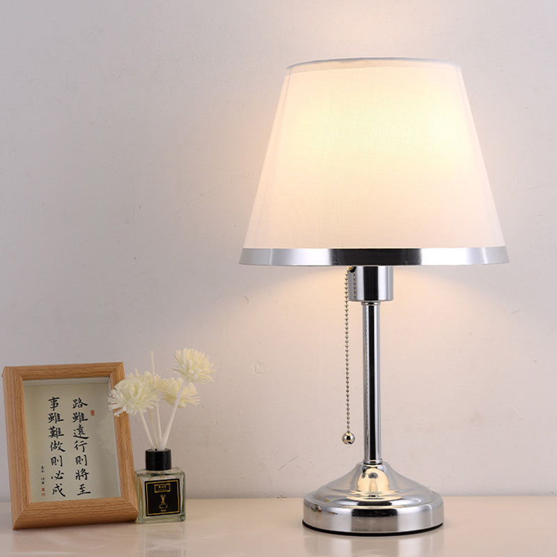 Drum Iron Fabric Living Table Lamp