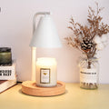 Cone Wood Iron Melting Table Lamp