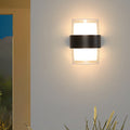 Cylinder Aluminum Acrylic Garden Outdoor Light