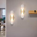 Oval Iron Stone Living 2-Light Wall Lamp