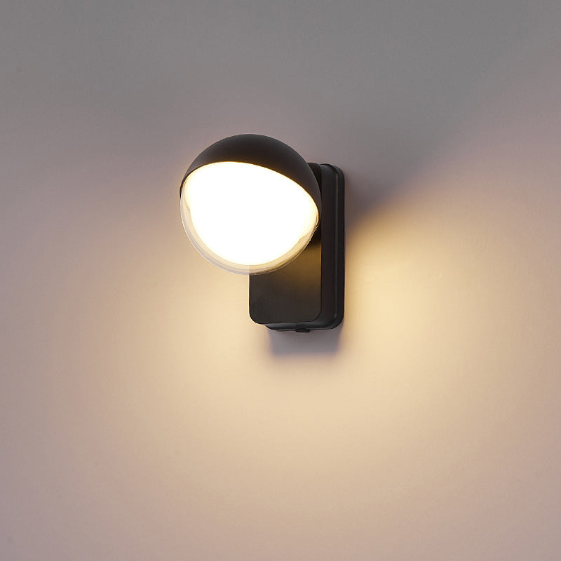 Globe Aluminum Plastic Living Wall Lamp