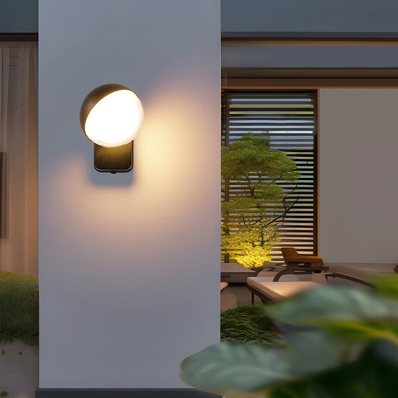 Globe Aluminum Plastic Living Wall Lamp