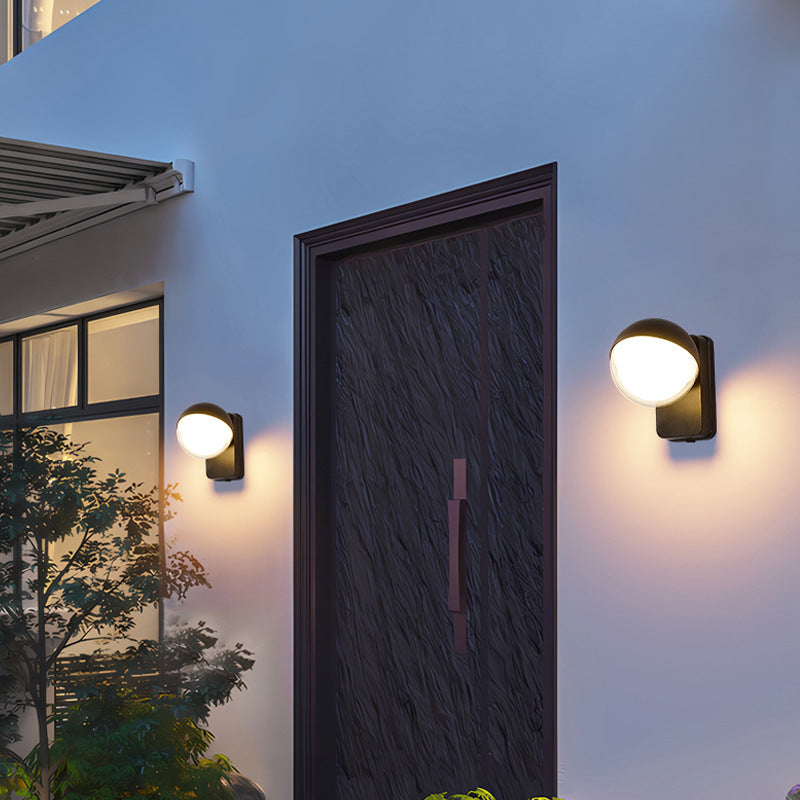 Globe Aluminum Plastic Living Wall Lamp