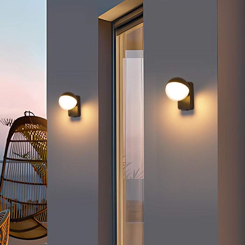 Globe Aluminum Plastic Living Wall Lamp