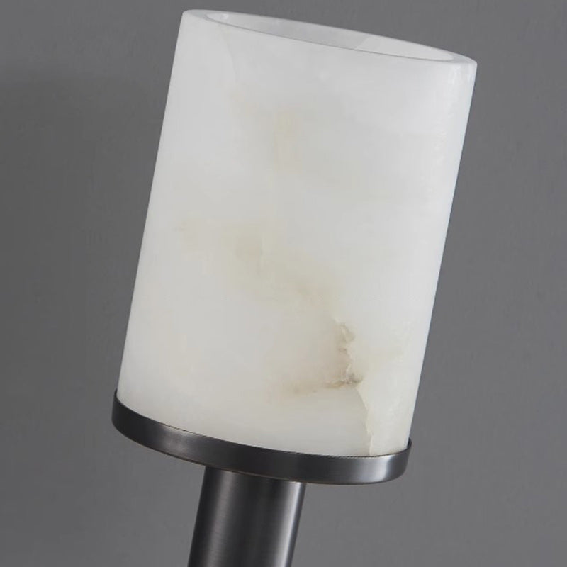 Column Copper Stone Living Wall Lamp