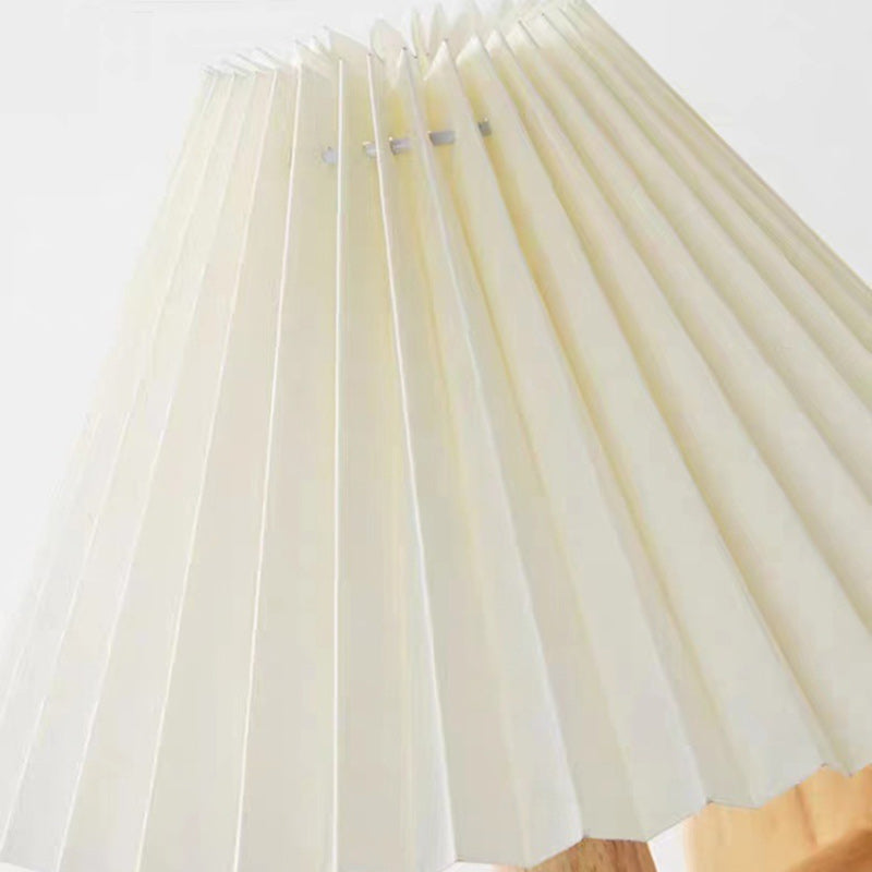 Cone Wood Paper Living Wall Lamp