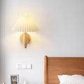 Cone Wood Paper Living Wall Lamp