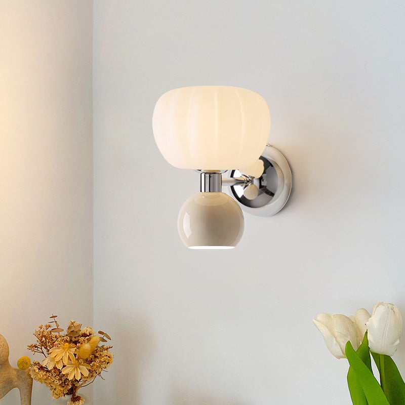 Oval Iron Plastic Living 2-Light Wall Lamp