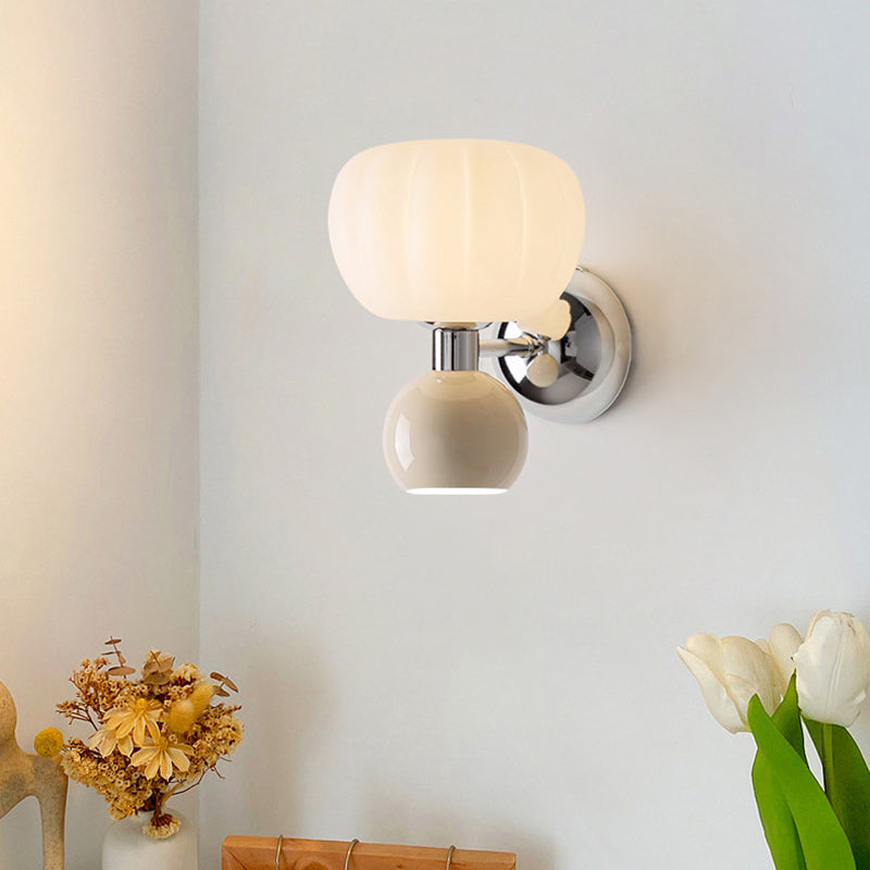 Oval Iron Plastic Living 2-Light Wall Lamp