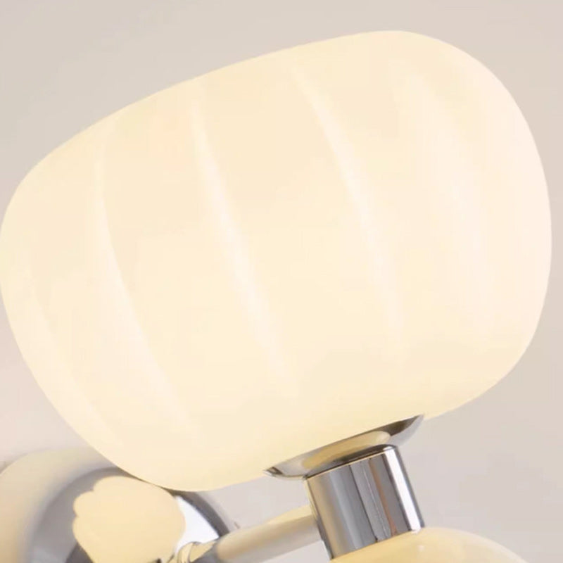 Oval Iron Plastic Living 2-Light Wall Lamp