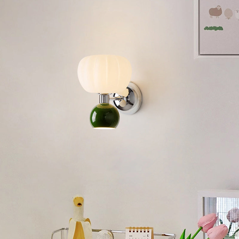 Oval Iron Plastic Living 2-Light Wall Lamp