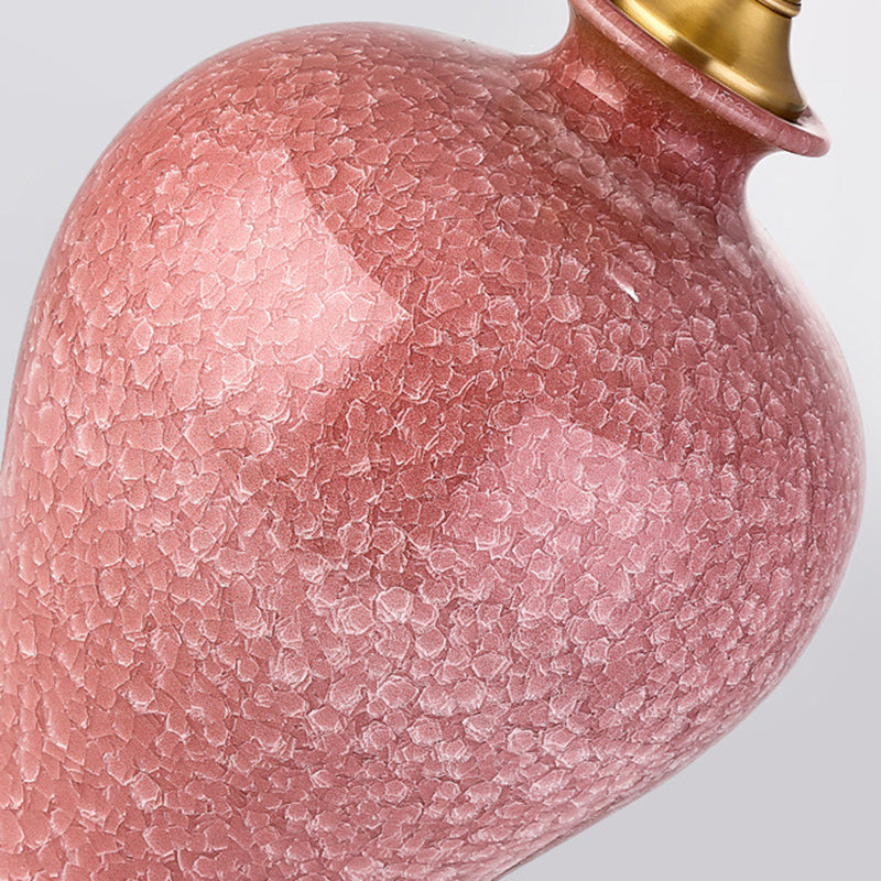 Drum Ceramic Iron Fabric Table Lamp