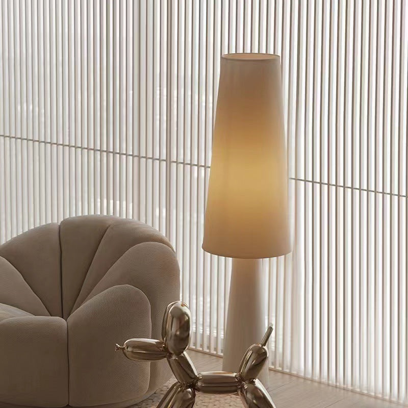 Cylinder Iron Fabric Living Floor Lamp