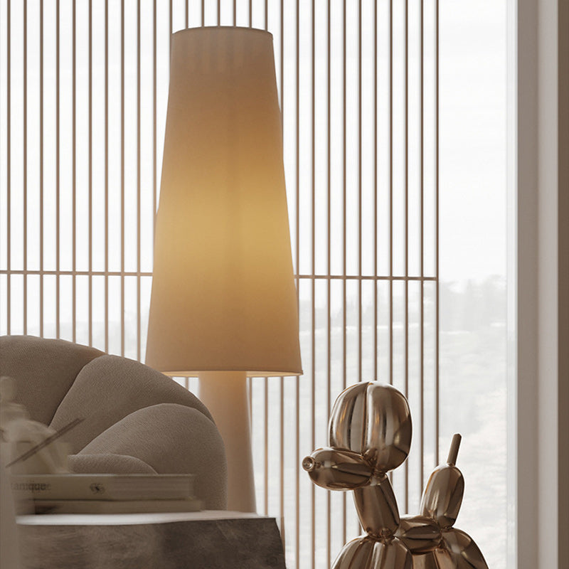 Cylinder Iron Fabric Living Floor Lamp