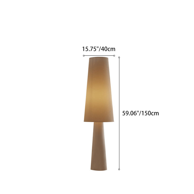 Cylinder Iron Fabric Living Floor Lamp