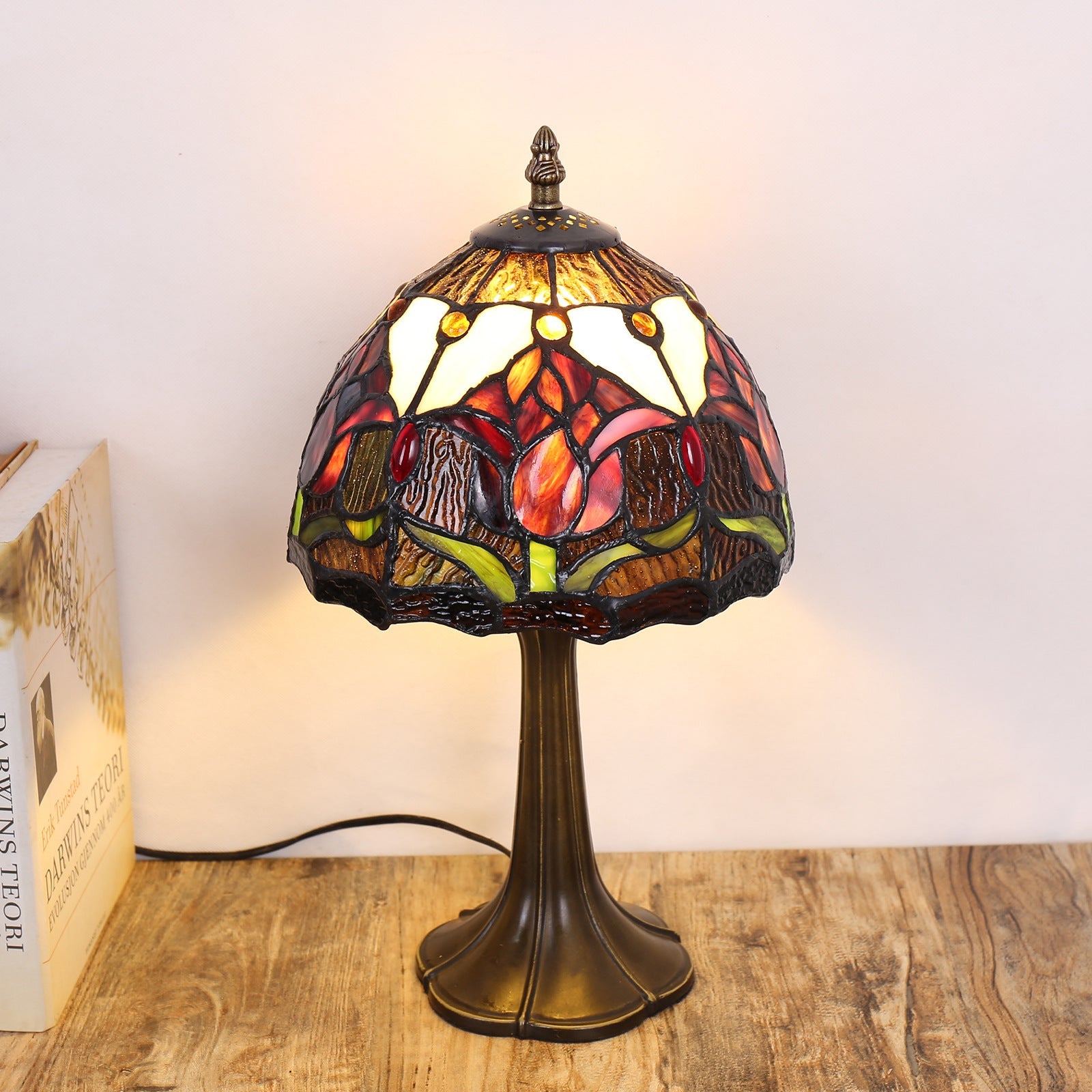 Dome Iron Glass Living Table Lamp