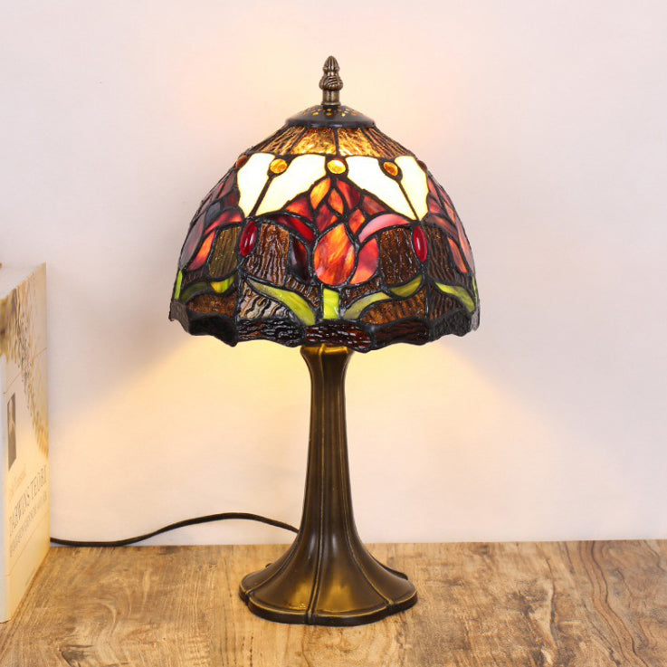 Dome Iron Glass Living Table Lamp