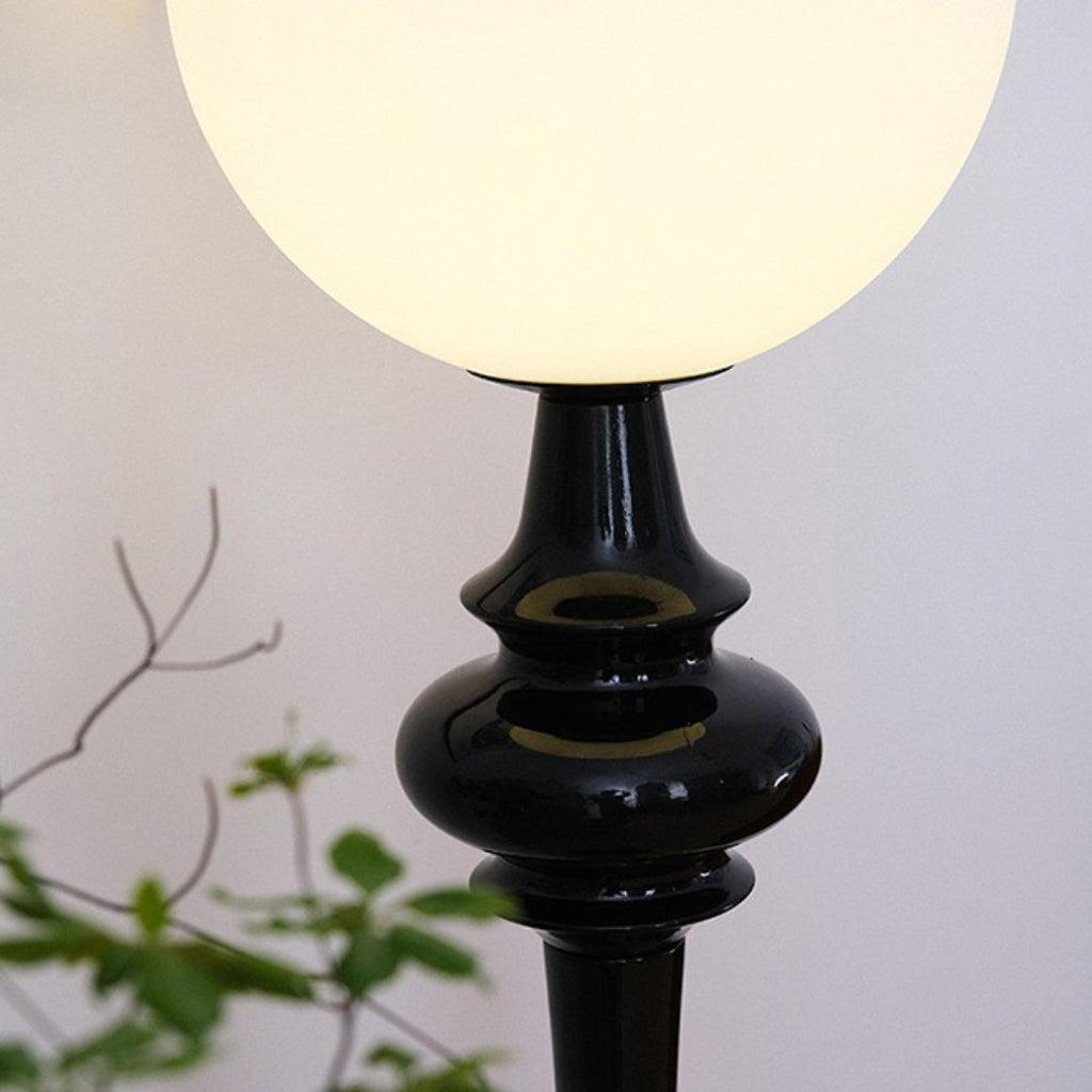 Column Resin Acrylic Living Floor Lamp