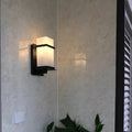 Rectangular Iron Glass Garden Outdoor Light