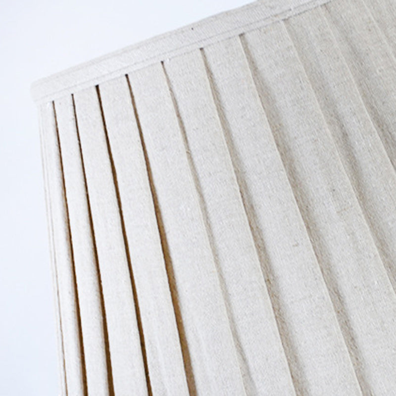 Drum Ceramic Fabric Living Table Lamp