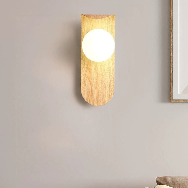 Globe Iron Glass Living Wall Lamp