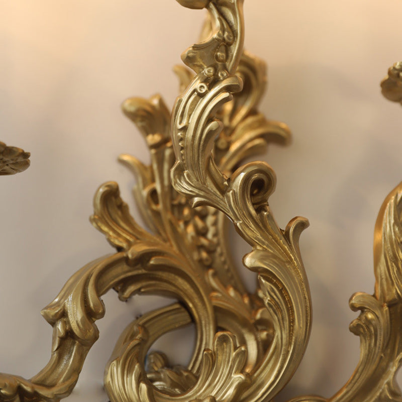 Column Copper Living Room 2-Light Wall Lamp