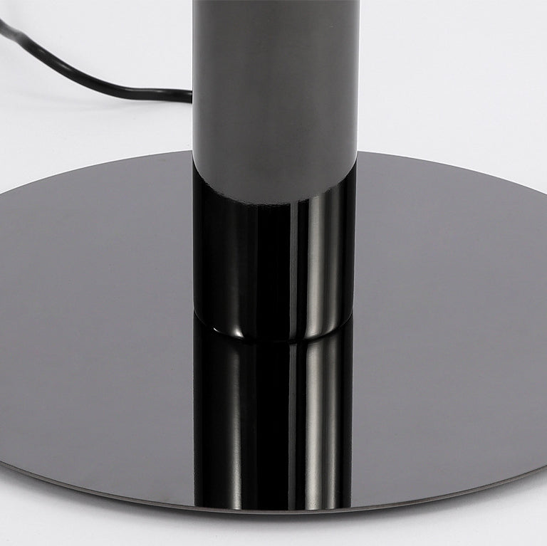 Round Iron Acrylic Living Floor Lamp