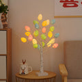 Easter Plastic Birch Eggs Table Lamp