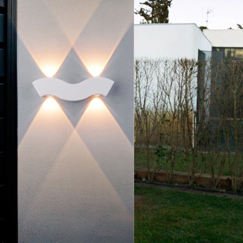 Aluminum Wave Outdoor Light