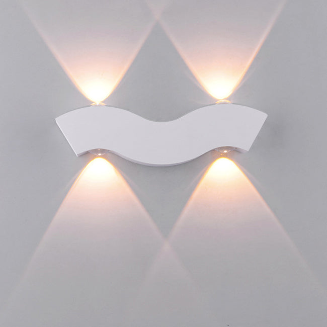 Aluminum Wave Outdoor Light