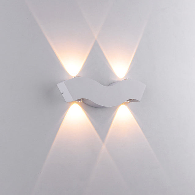 Aluminum Wave Outdoor Light