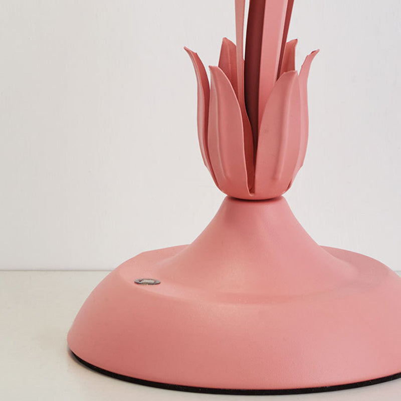 Flower Iron Acrylic Bedroom Table Lamp