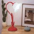 Flower Iron Acrylic Bedroom Table Lamp