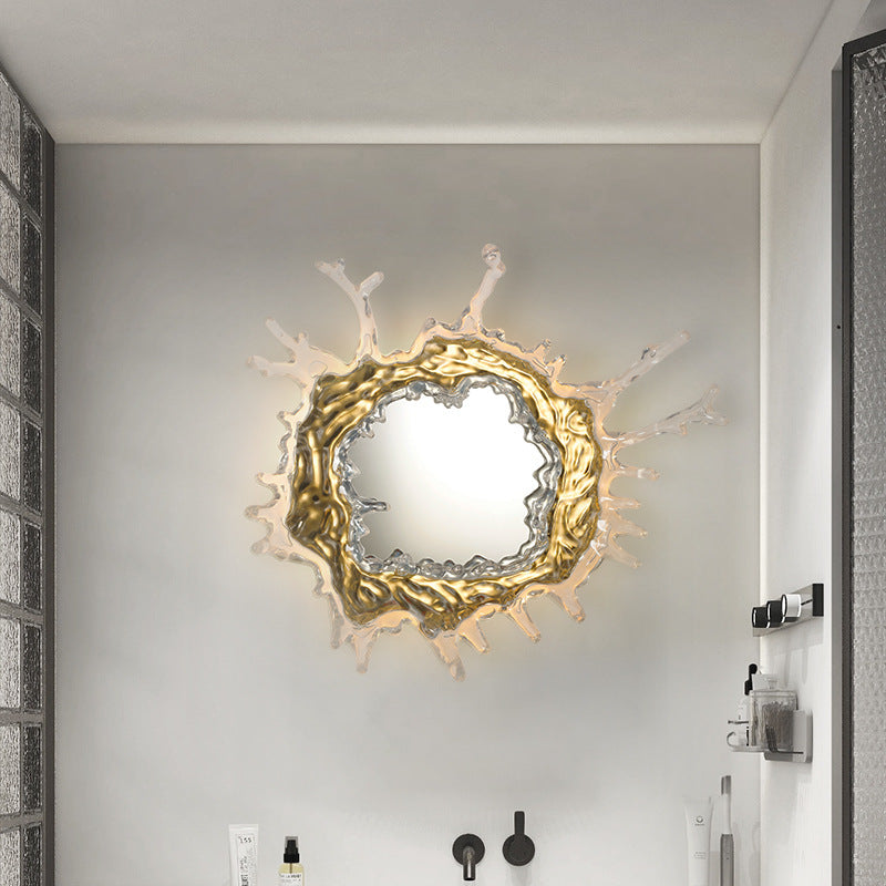 Stainless Steel Acrylic Water Wall Lamp